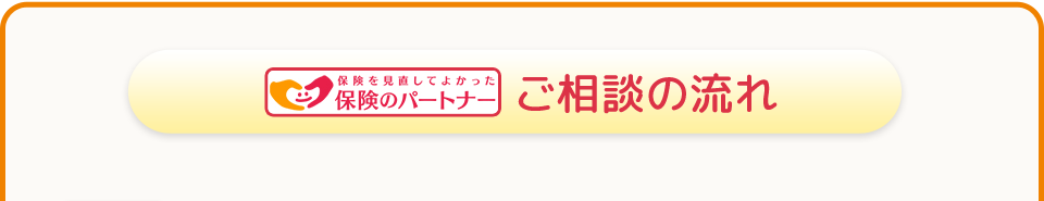 保険のパートナー ご相談の流れ